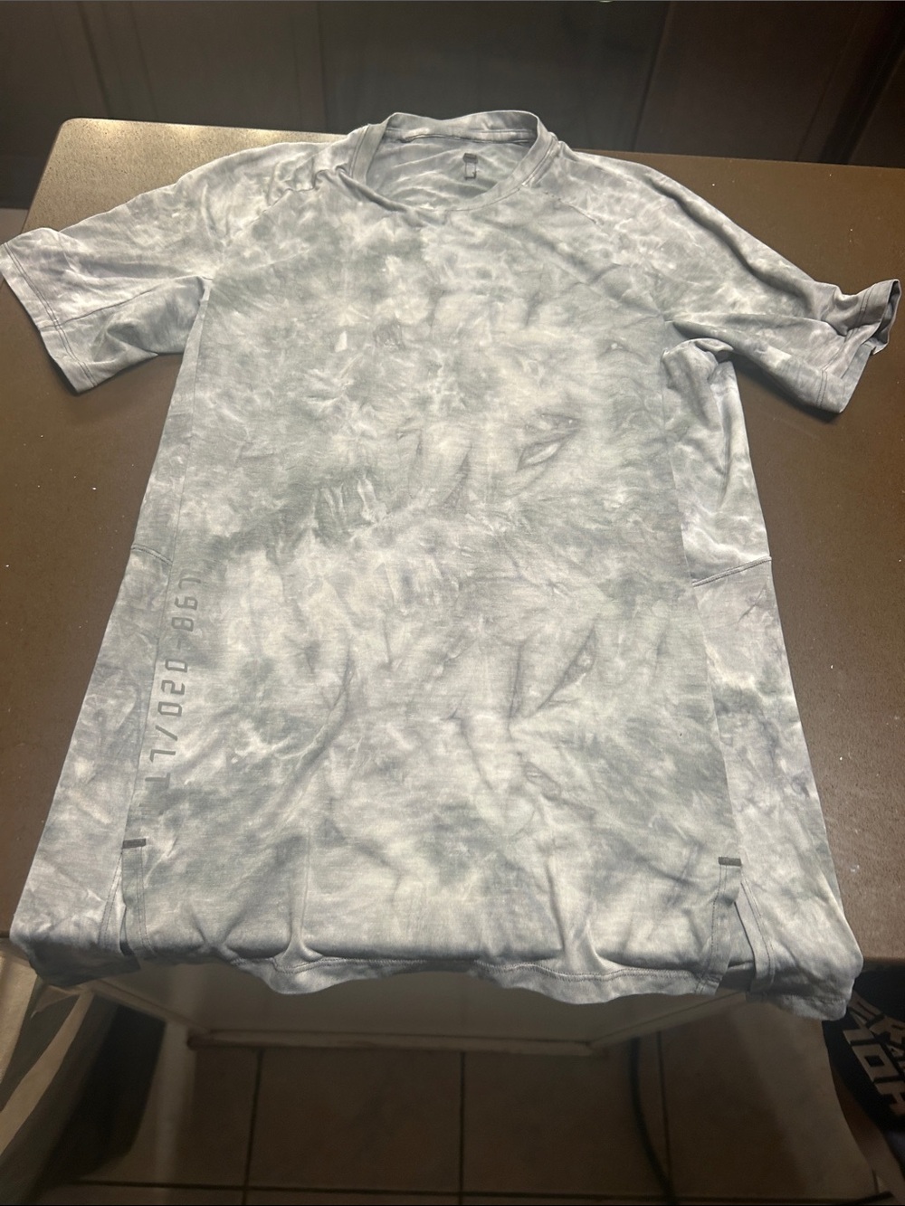 Men's Washed Grey Short-Sleeve T-Shirt
